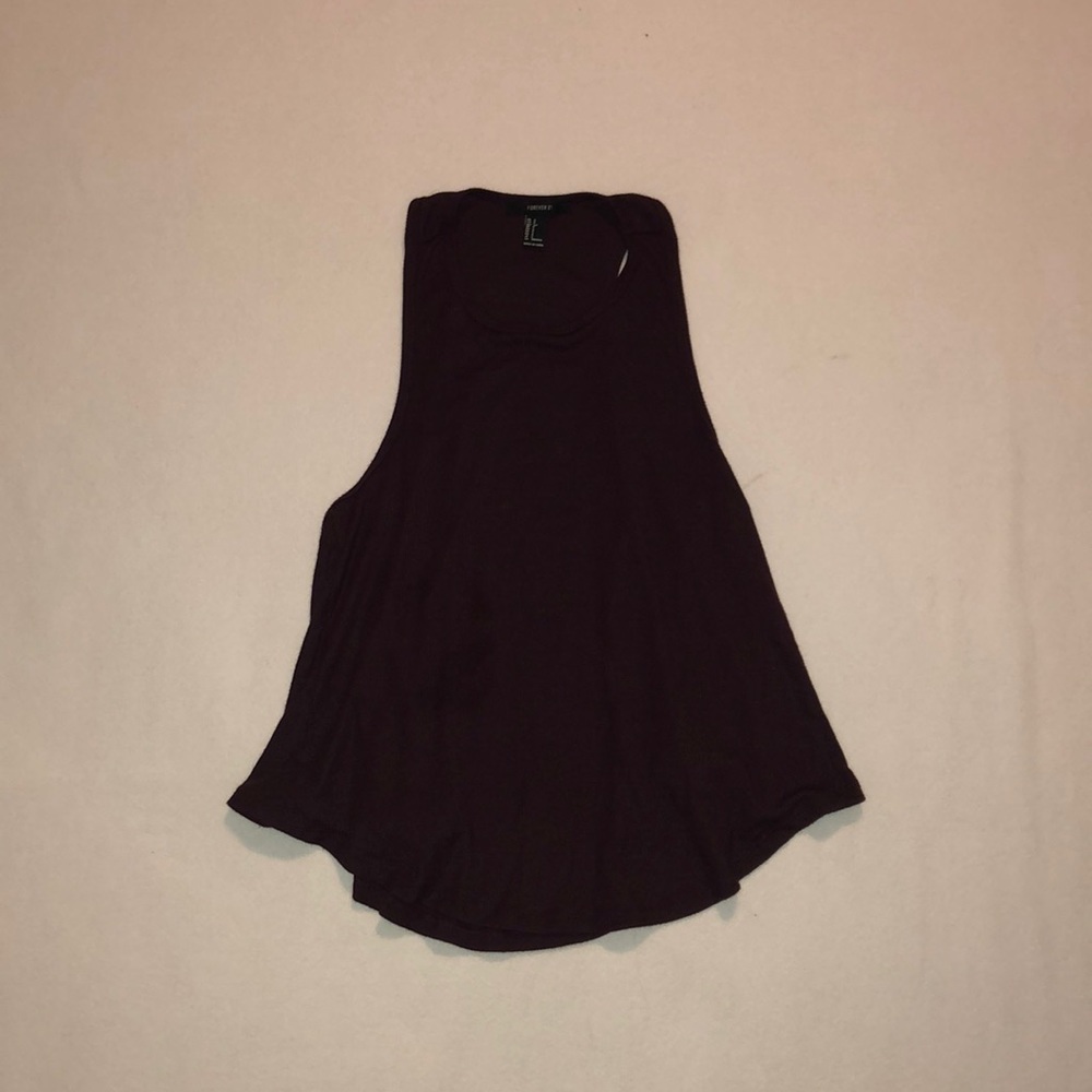 FOREVER 21 MAROON TANK TOP